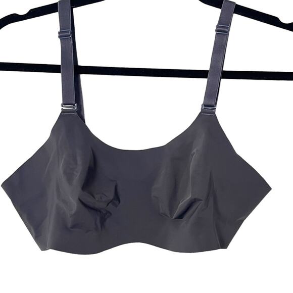 KNIX Everyday Evolution Bra Women’s 2 Reversible Grey Pink Wireless Comfort - Picture 1 of 6